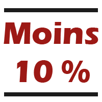 Moins 10 pourcent