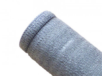 Brise-vue 100% - Gris clair - 230gr/m² - Boutonnières