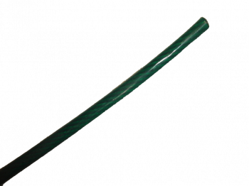 Câble acier enduit PVC Ø5mm - Vert foncé transparent