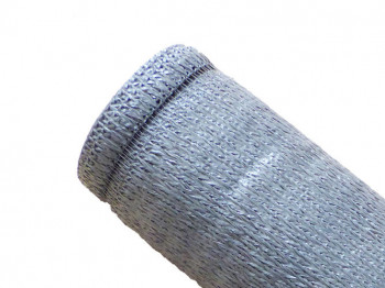 Brise-vue 100% - Gris clair - 230gr/m² - Boutonnières