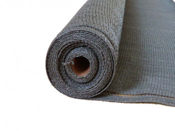 Brise-vue 100% - Gris anthracite - 270gr/m² - Boutonnières - Sur mesure