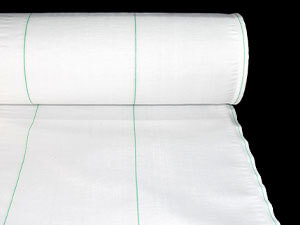 Rouleau de toile de paillage blanche